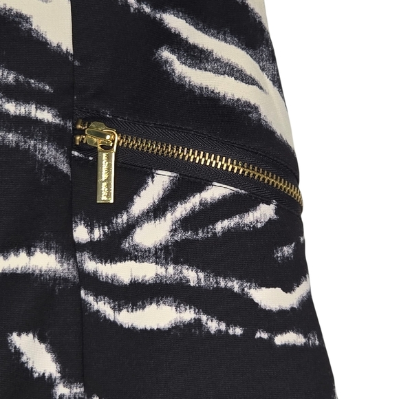 Michael Kors Womens Luxury Zebra Print Office Professional Pencil Skirt Size 10 - Picture 3 of 11